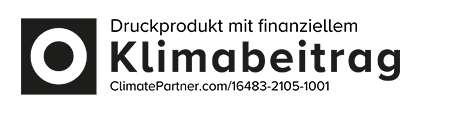 ClimatePartner – Druckprodukt mit finanziellem Klimabeitrag