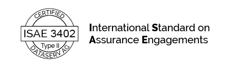 ISAE 3402 Typ II zertifiziert